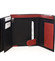Pánska kožená peňaženka čierno červená - Diviley Kroll