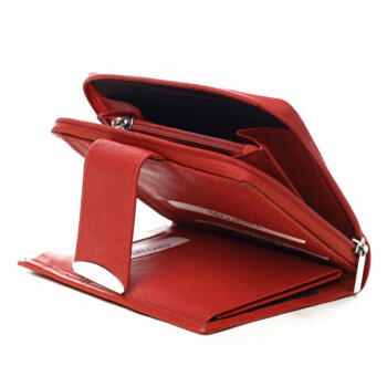 Dámska kožená peňaženka červená - Diviley Oryna