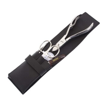 Kožená manikúra a pedikúra čierna - Solingen Amar