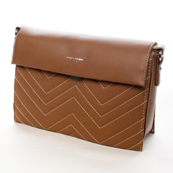 Dámska crossbody kabelka koňaková - David Jones Glorgia