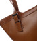 Hnedá elegantná kožená kabelka ItalY Melisa