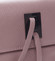 Dámska kožená crossbody kabelka fialovo ružová - ItalY Porta