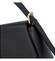 Dámska kožená kabelka cez rameno čierna - ItalY Brenky