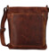 Kožená crossbody taška svetlo hnedá - Greenwood Darsy 3