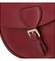 Dámska kožená kabelka cez plece vínová - ItalY Dreuty