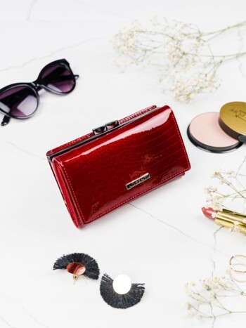 Dámska kožená peňaženka červená - Lorenti Shay