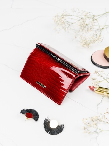 Dámska kožená peňaženka červená - Lorenti Shay