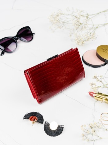 Dámska kožená peňaženka červená - Lorenti Shay