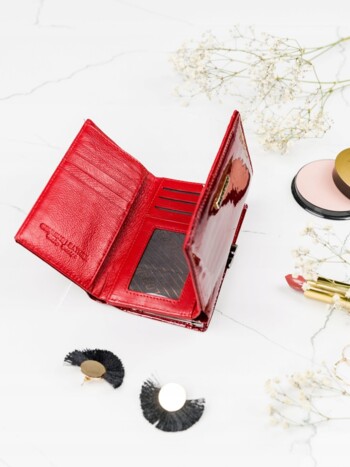 Dámska kožená peňaženka červená - Lorenti Shay