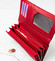 Dámska peňaženka kožená lakovaná červená - Cavaldi H201