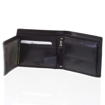 Pánska kožená peňaženka čierna - Delami Sane