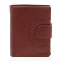 Kožená módna tmavo červená peňaženka pre mužov - Delami Raynard