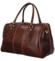Kožená cestovná taška hnedá - Delami Vera Pelle Lorentto