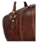 Kožená cestovná taška hnedá - Delami Vera Pelle Lorentto