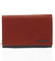 Dámska kožená peňaženka čierno červená - Bellugio Averi New
