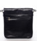 Kožená crossbody taška čierna - Delami Mason