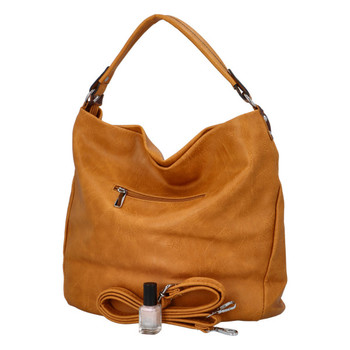 Dámska kabelka cez plece tmavožltá - Paolo Bags Nilsa