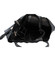 Dámska kožená kabelka cez plece čierna - Italy Headher
