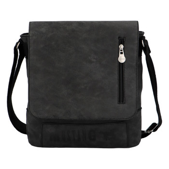 Pánska taška cez plece antracitová - Mustang Levran