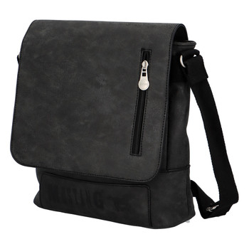 Pánska taška cez plece antracitová - Mustang Levran