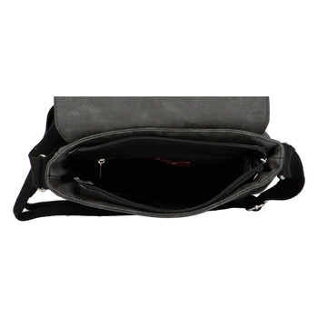 Pánska taška cez plece antracitová - Mustang Levran