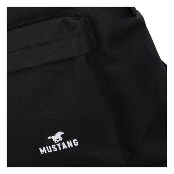 Praktický látkový batoh čierny - Mustang Braien