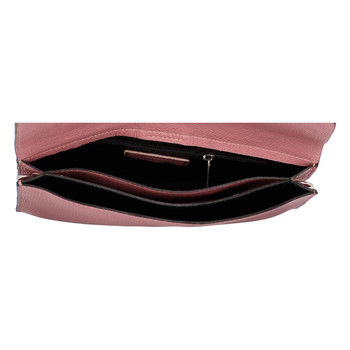 Luxusná dámska kabelka tmavoružová - ItalY Brother