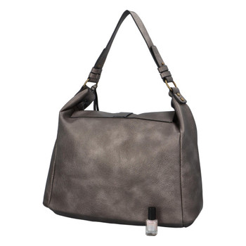 Dámska kabelka cez plece tmavostrieborná - Paolo Bags Natalie