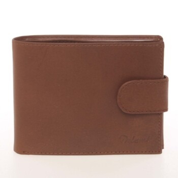Pánska kožená peňaženka hnedá - Delami Adin