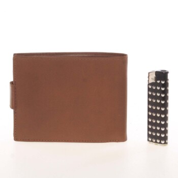 Pánska kožená peňaženka hnedá - Delami Adin