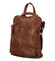 Dámsky mestský batoh kabelka tmavo hnedý - Paolo Bags Buginolli