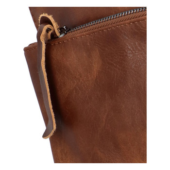 Dámsky mestský batoh kabelka tmavo hnedý - Paolo Bags Buginolli