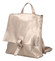 Dámsky kožený batôžtek kabelka zlatý - ItalY Francesco Small