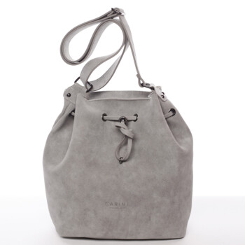 Dámska kabelka na rameno šedá - Carine Niva