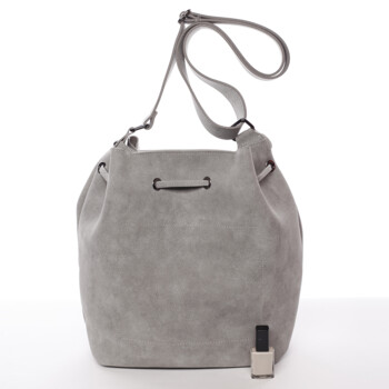 Dámska kabelka na rameno šedá - Carine Niva