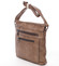 Moderné stredné crossbody kabelka svetlá taupe - Delami Karlie