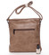 Moderné stredné crossbody kabelka svetlá taupe - Delami Karlie