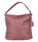Dámska kožená kabelka cez rameno ružová - Delami Camilla