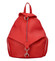 Dámsky kožený batoh červený - ItalY Marnos
