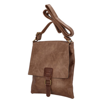 Dámska crossbody kabelka taupe - Paolo Bags Finiona