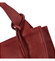 Dámska kožená kabelka tmavo červená - ItalY Methy