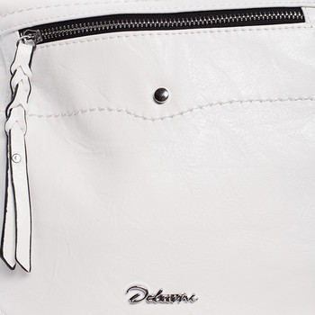 Dámska crossbody kabelka biela - Delami Audrey