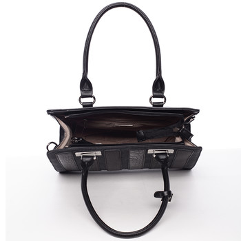 Luxusná čierna dámska kabelka do ruky - David Jones Sannaj