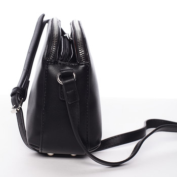 Štýlová crossbody kabelka čierna - David Jones Presley