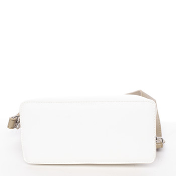 Štýlová crossbody kabelka biela camel - David Jones Resley