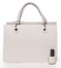 Luxusná svetlo šedá kabelka do ruky s šatkou - David Jones Ledell