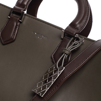 Exkluzívna khaki kabelka do ruky - David Jones Raina