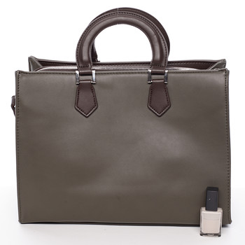 Exkluzívna khaki kabelka do ruky - David Jones Raina