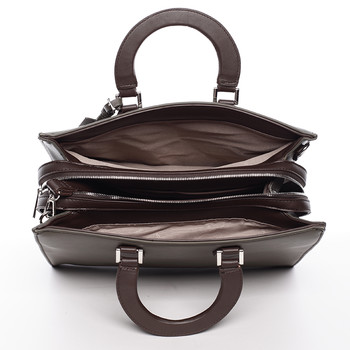 Exkluzívna khaki kabelka do ruky - David Jones Raina