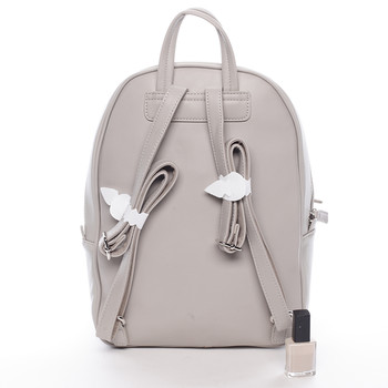 Dámsky mäkký mestský batoh šedý - David Jones Beatrice